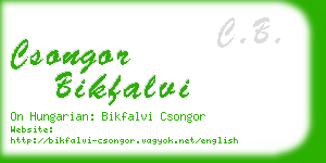 csongor bikfalvi business card